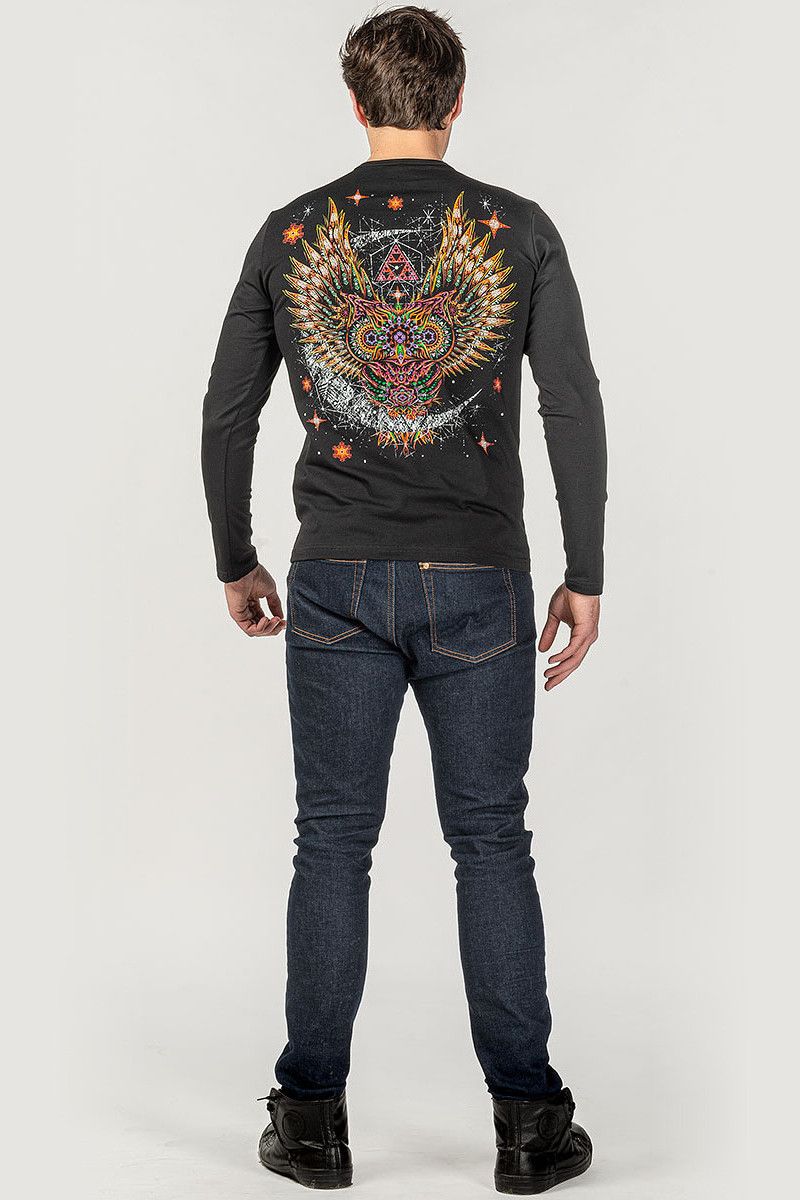 Пуловер черный мужской Лудизия