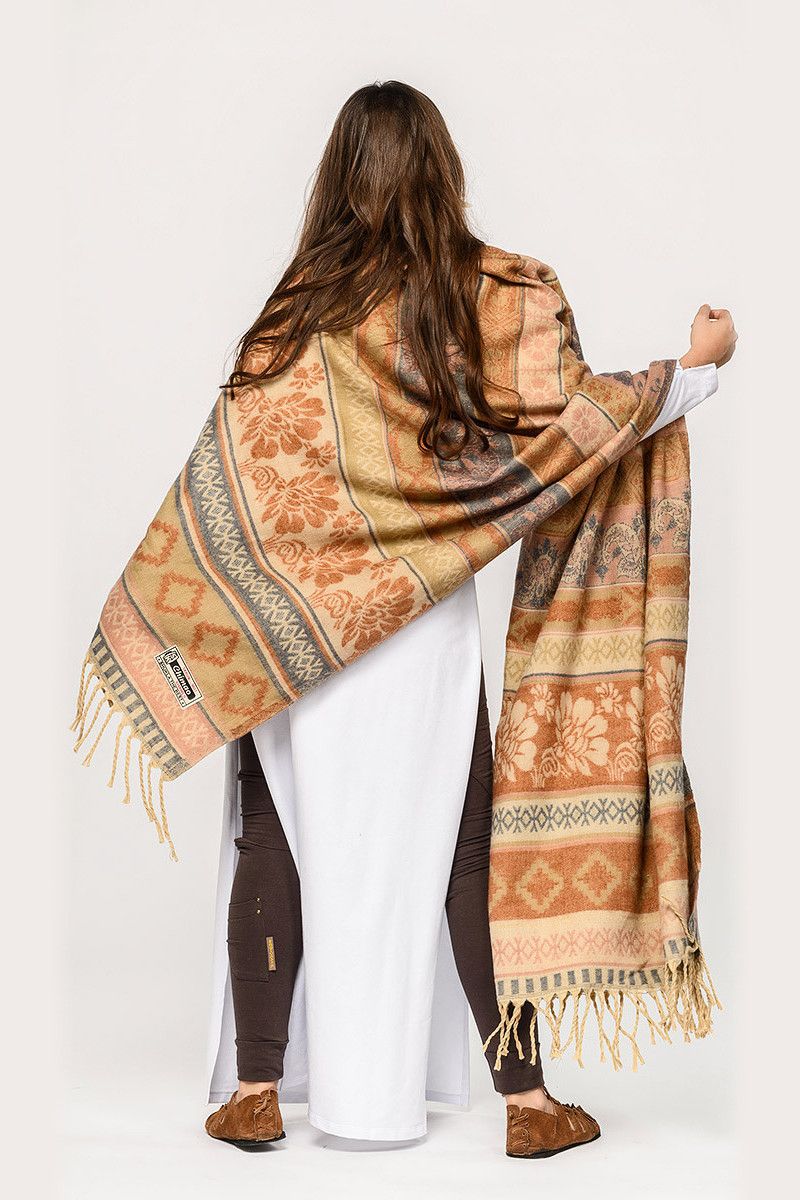 Плед этнический шерстяной Аддисон