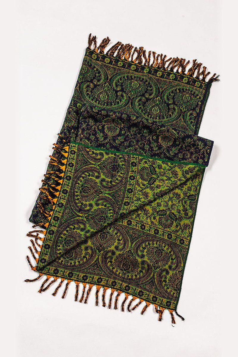 Плед зеленый Богмало