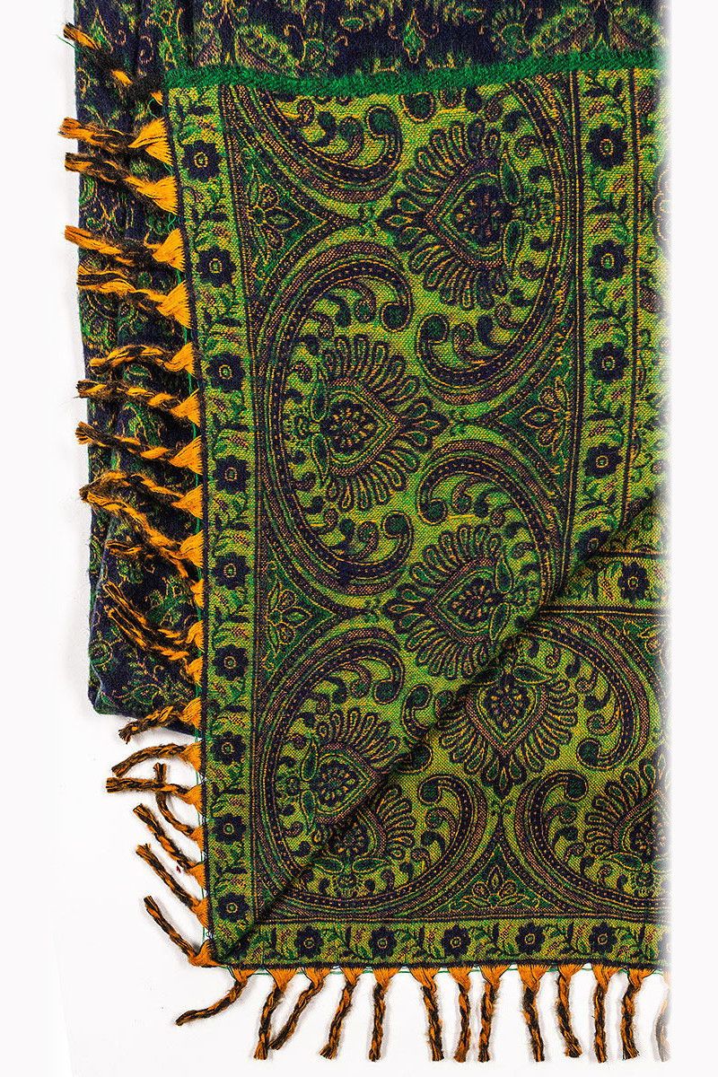 Плед зеленый Богмало