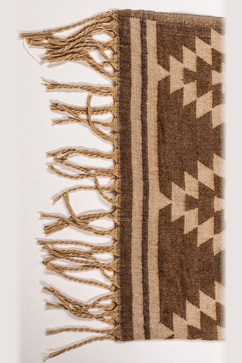 Теплый плед с узором Киннари