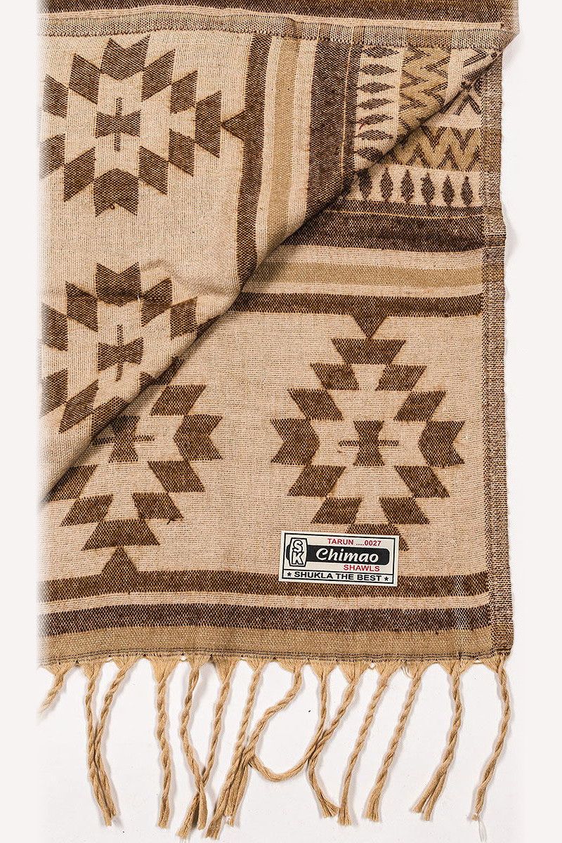 Теплый плед с узором Киннари