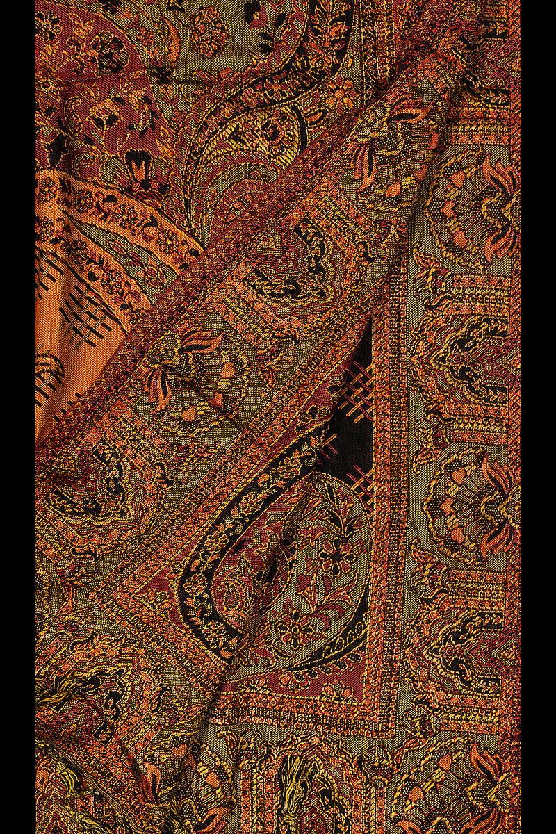 Шарф с узорами Мандава