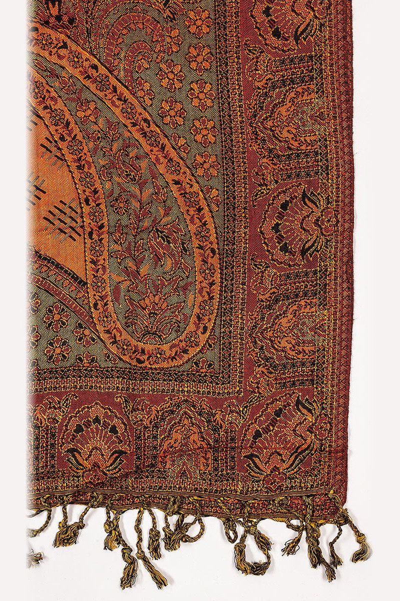 Шарф с узорами Мандава