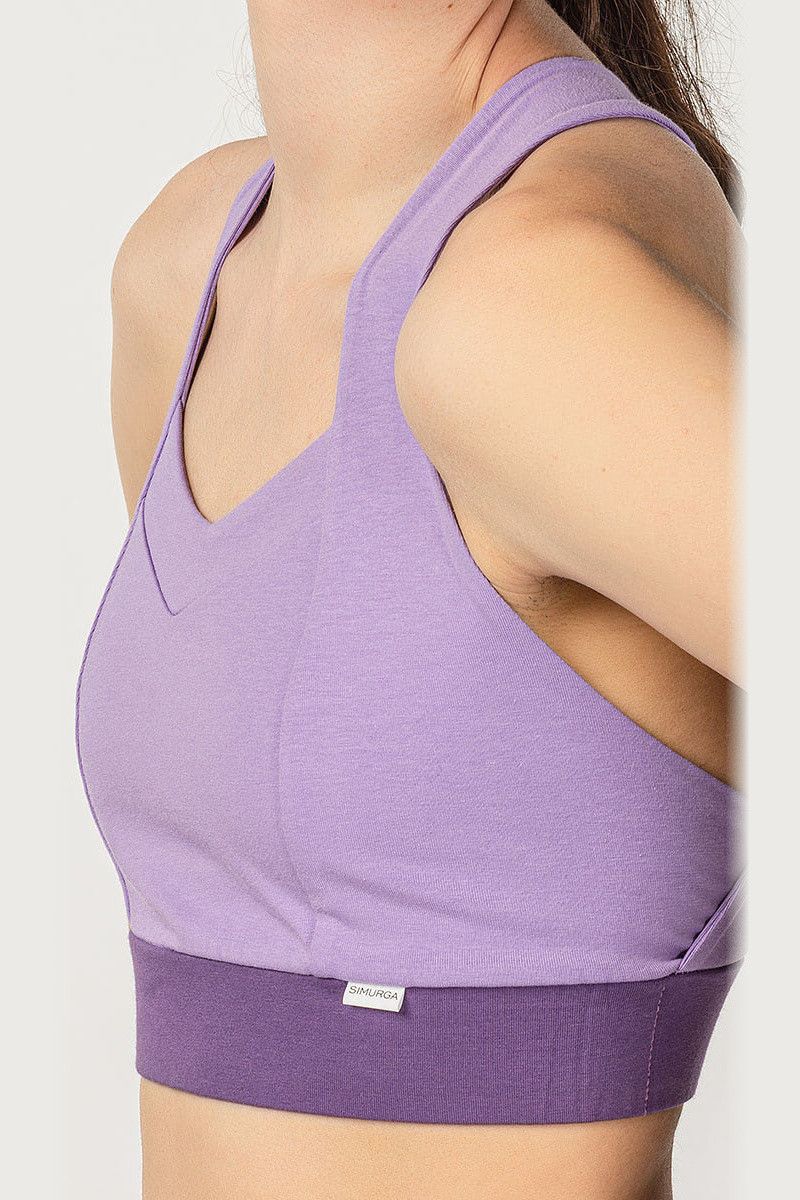 Лиловый спортивный топ Альпиния