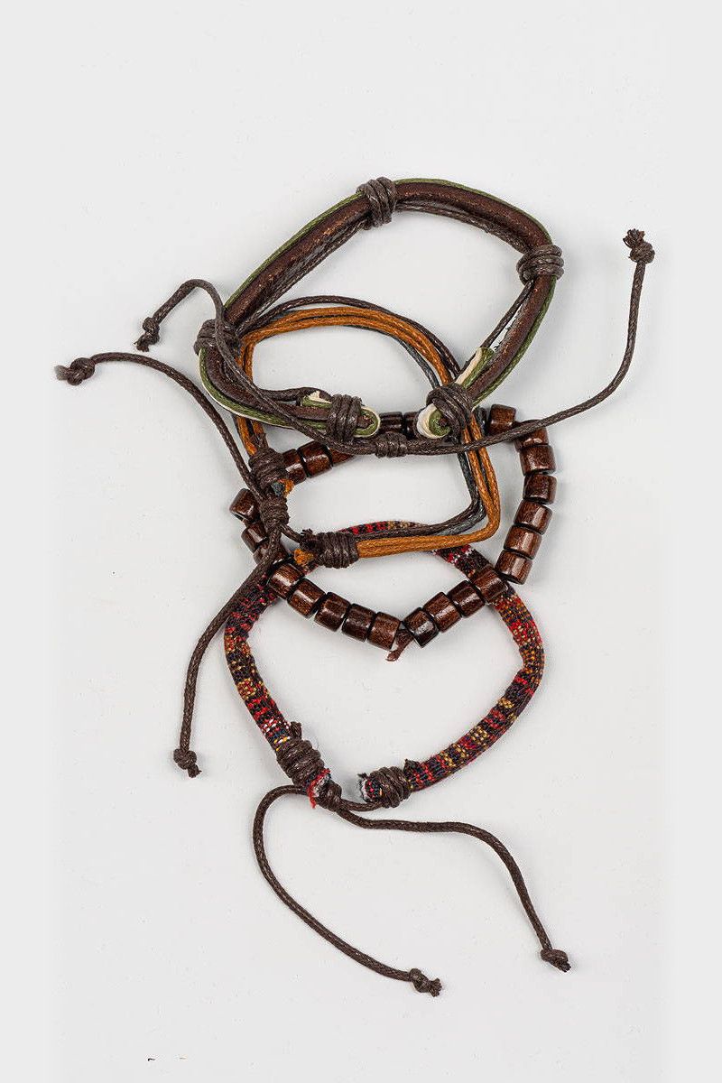 Мужской плетеный браслет Афтон