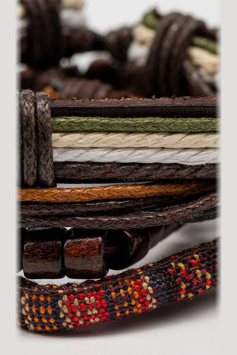 Мужской плетеный браслет Афтон