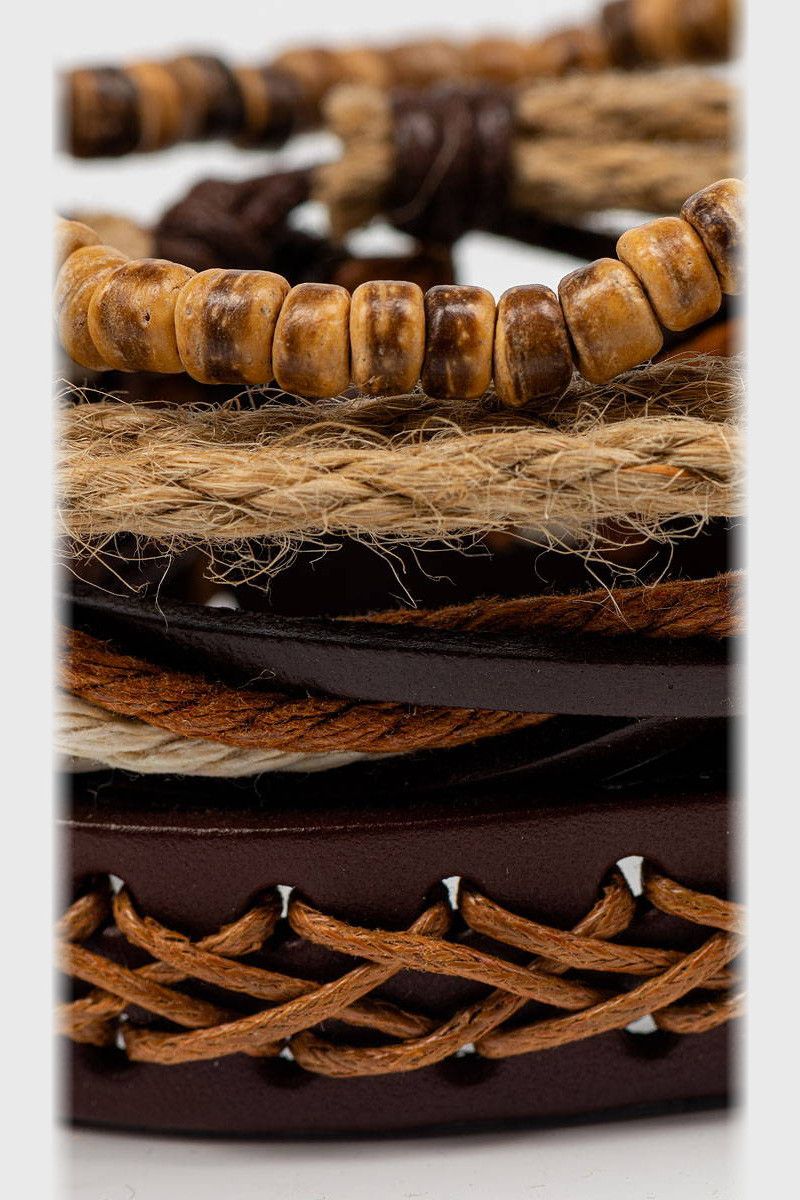 Плетеные браслеты на руку Олеандр