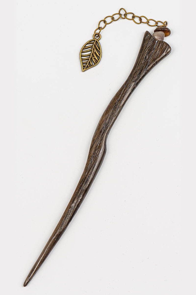 Шпилька деревянная Гибискус