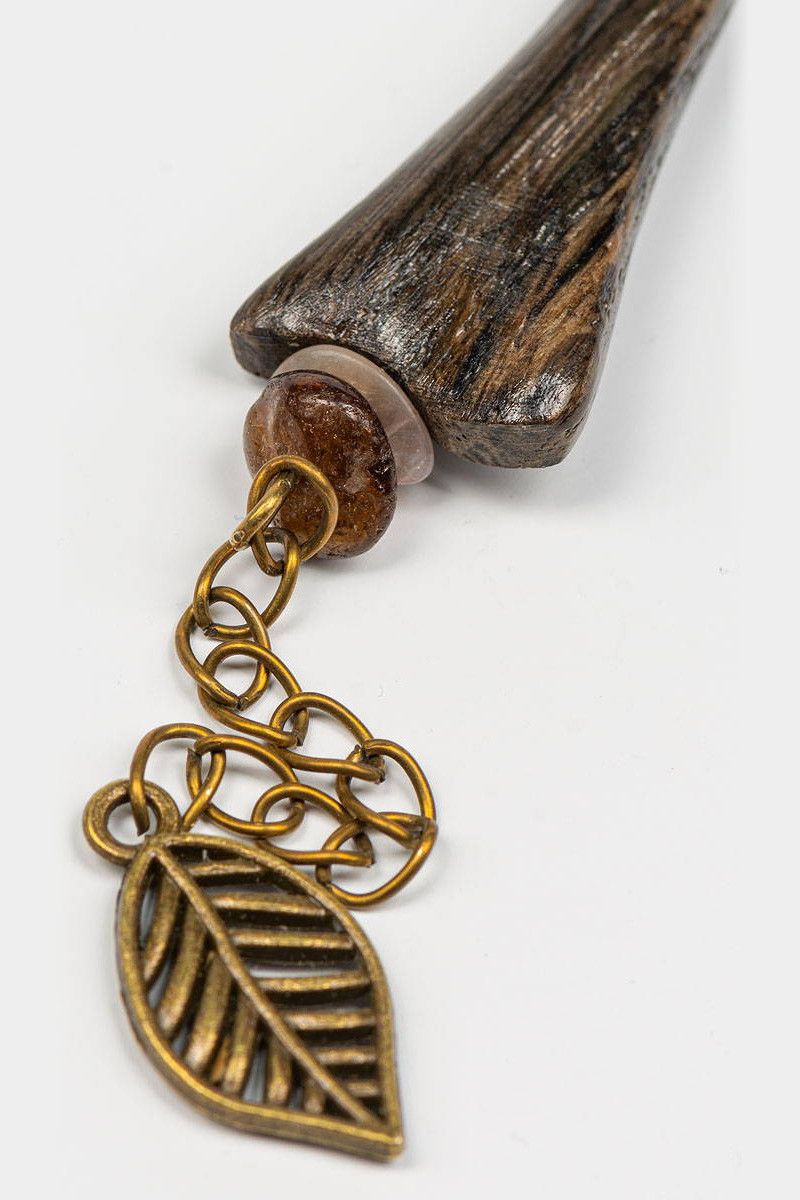 Шпилька деревянная Гибискус