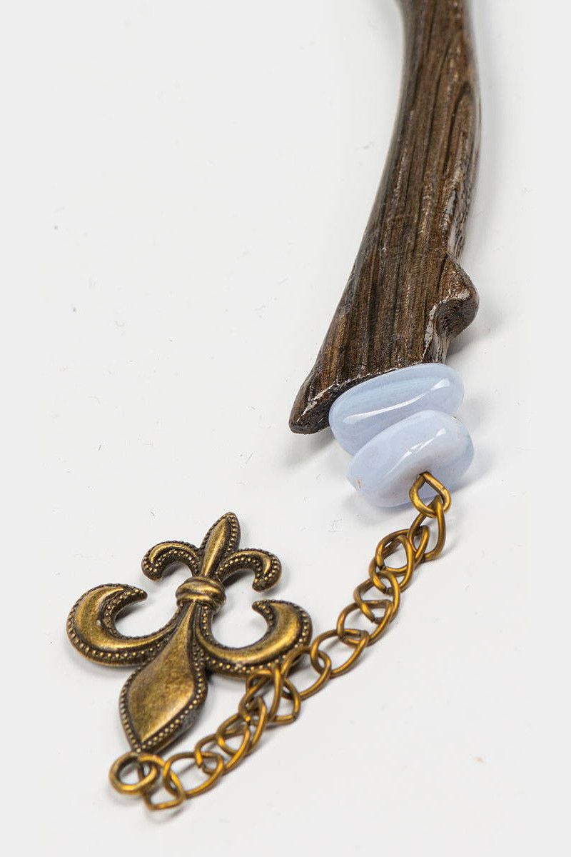 Шпилька с самоцветами Эдельвейс