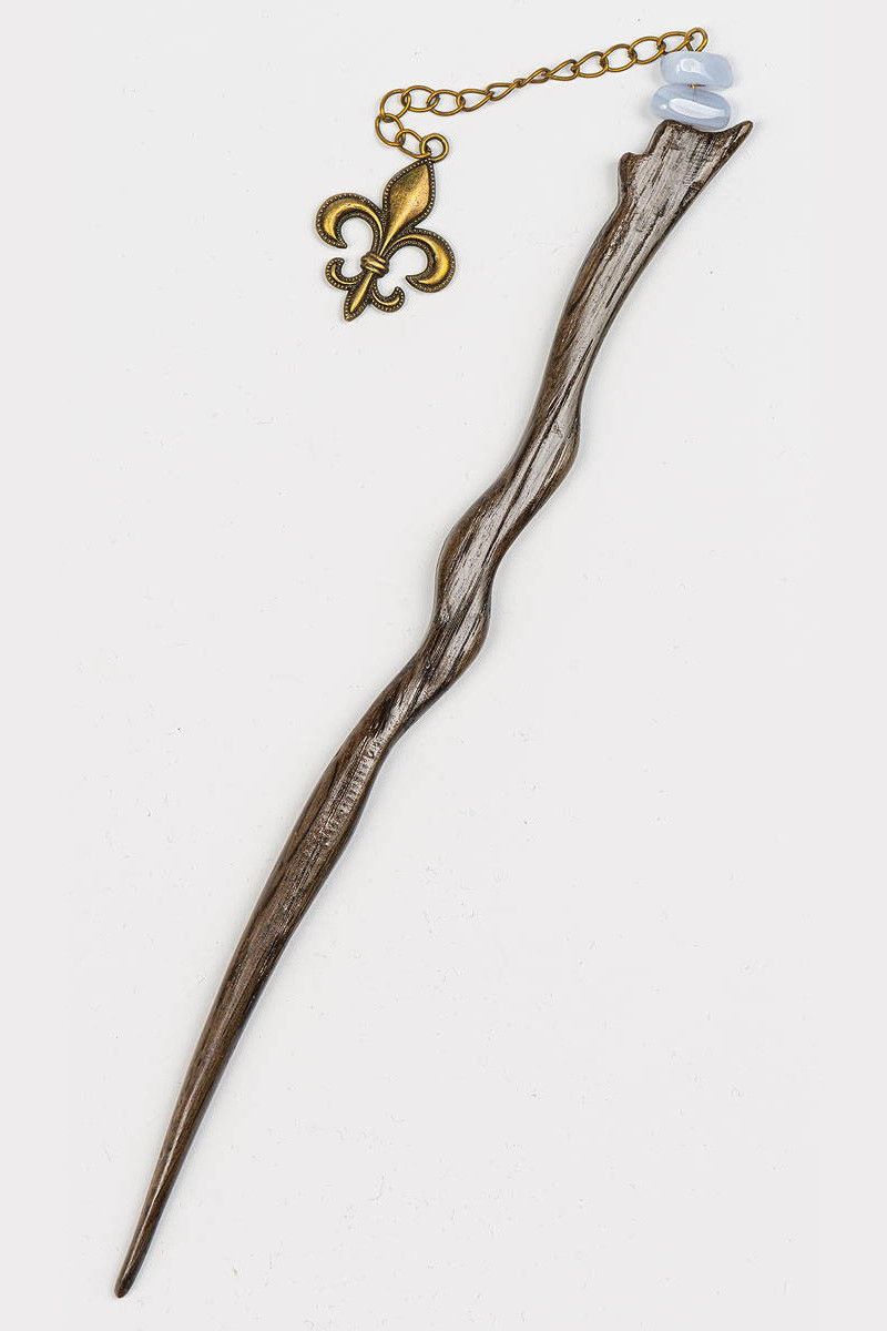 Шпилька с самоцветами Эдельвейс