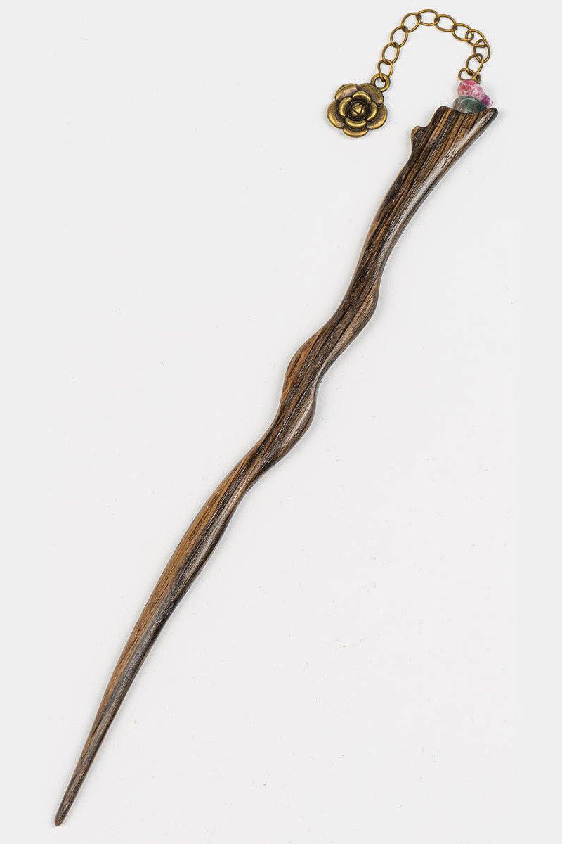 Деревянная спица для волос Эвкомис