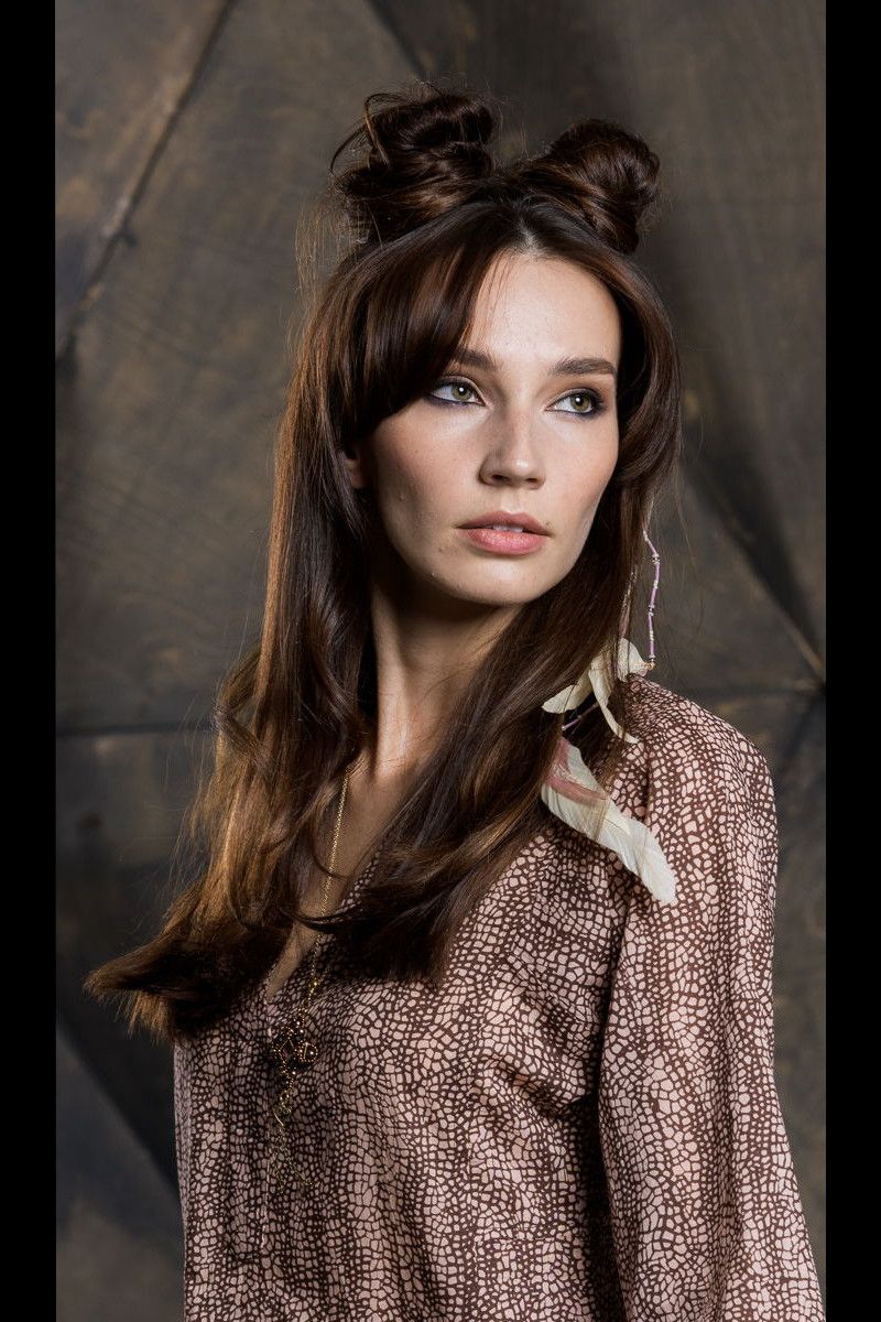 Длинное свободное платье Кларкия