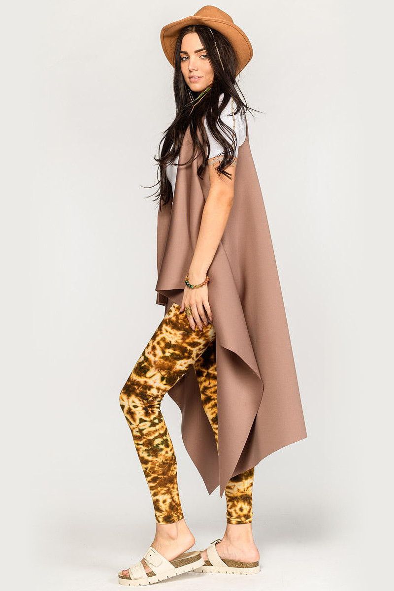 Накидка жилетка Тилландсия