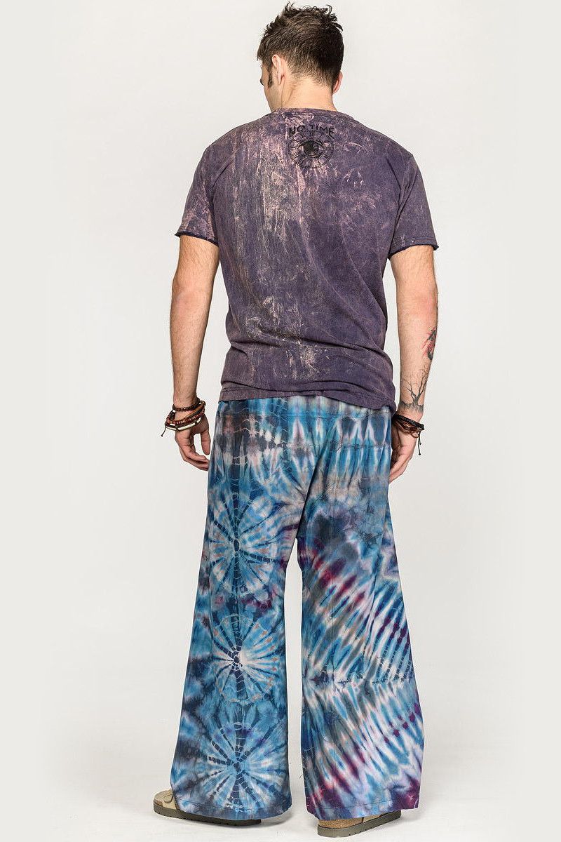 Голубые тайские штаны Макадамия