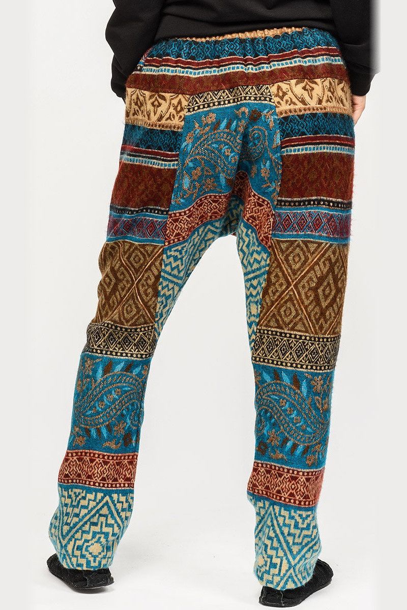 Шерстяные штаны с узорами Мальпигия