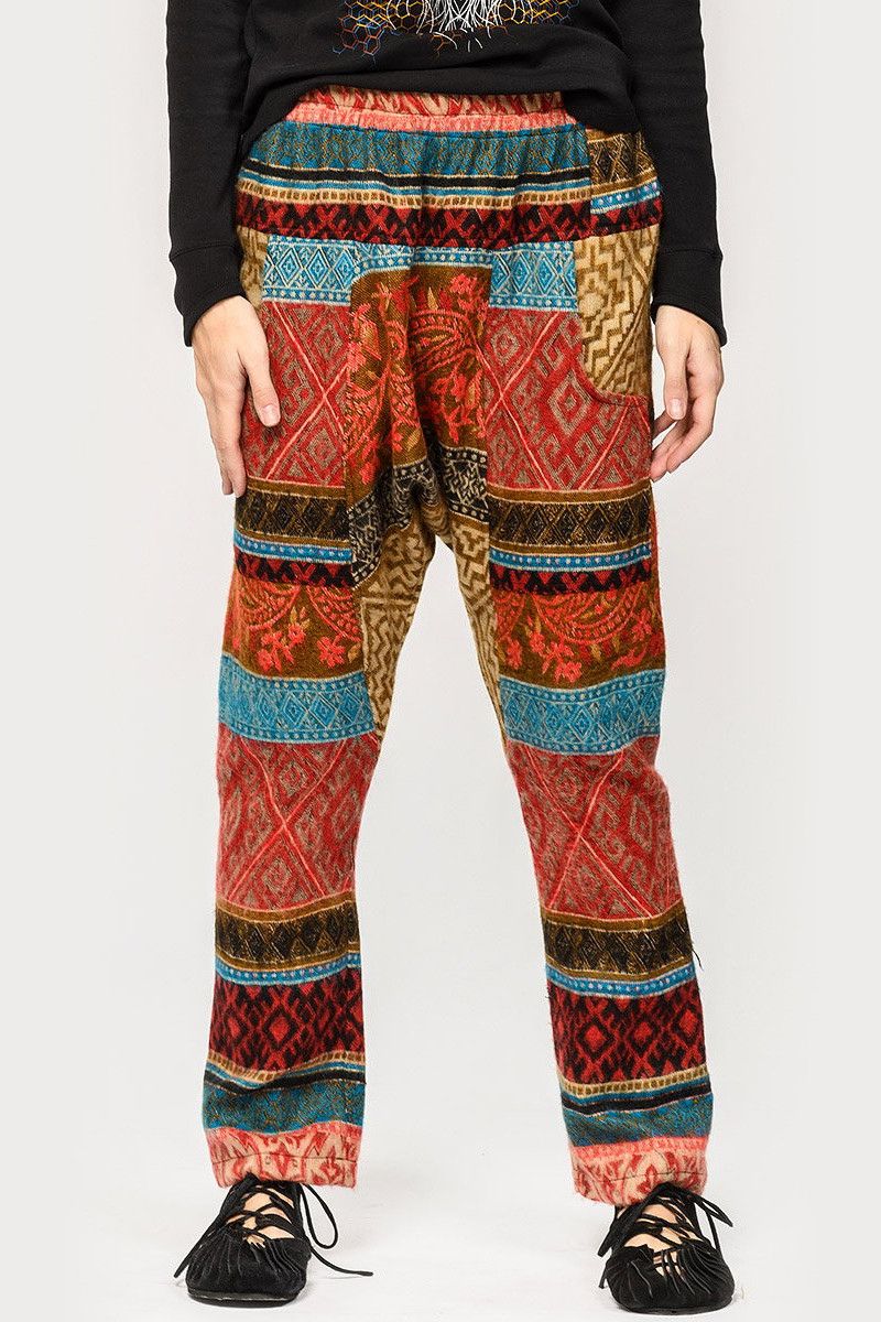 Этнические шерстяные штаны Муркотт