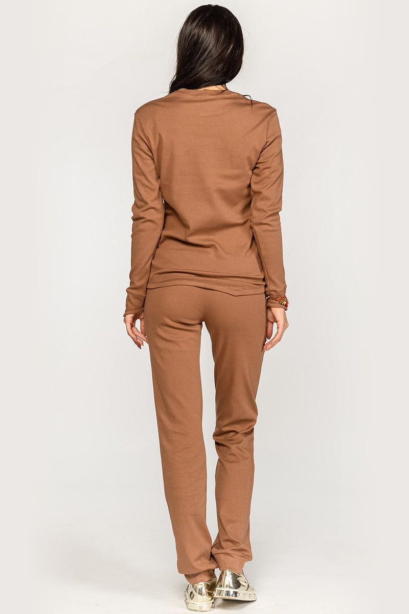 Прямые женские штаны Бромелия