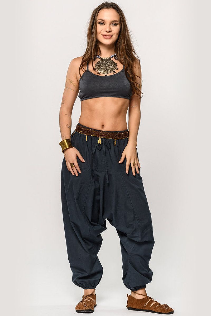 Серые женские алладины Шалфей