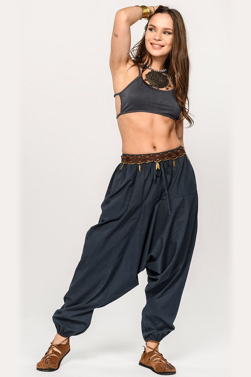 Серые женские алладины Шалфей