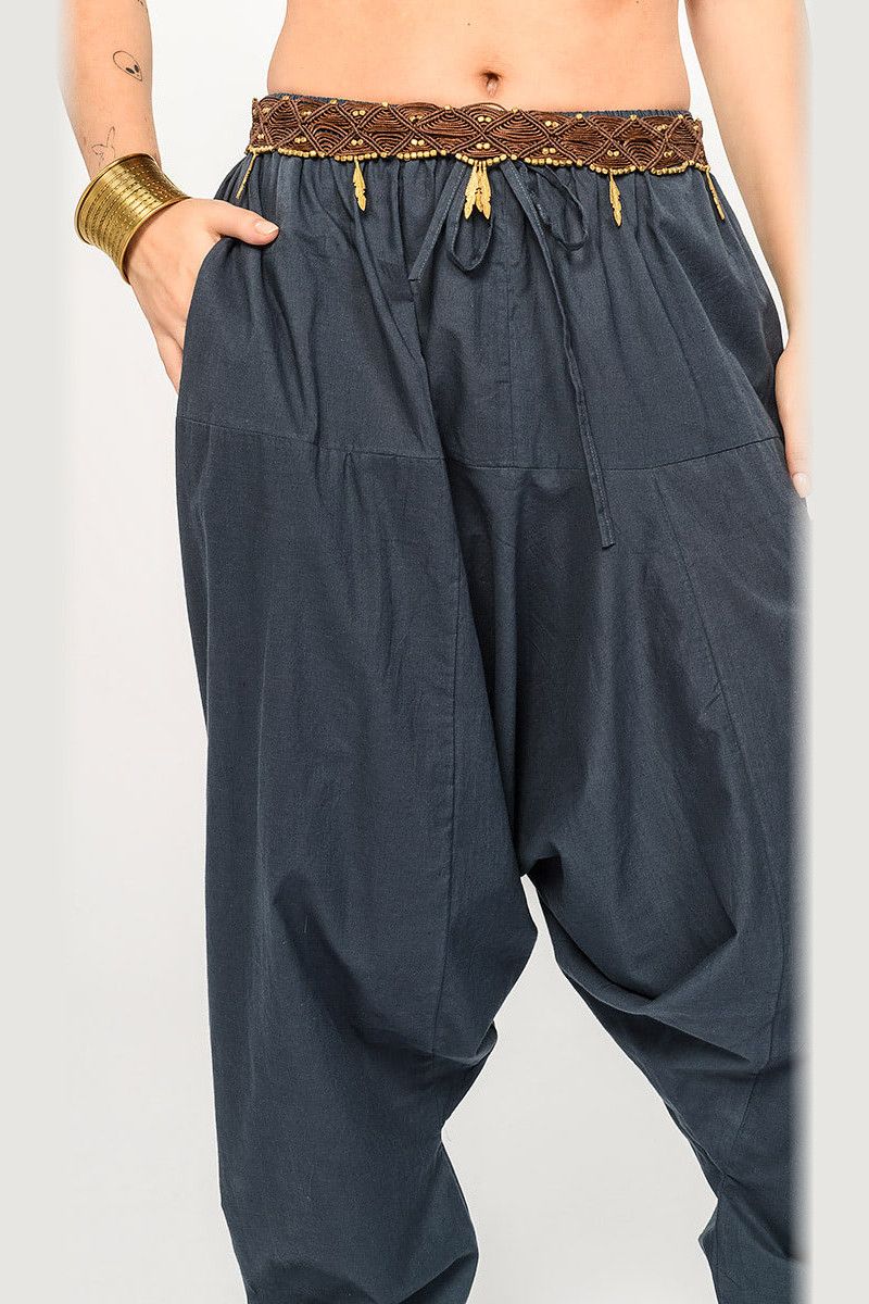 Серые женские алладины Шалфей