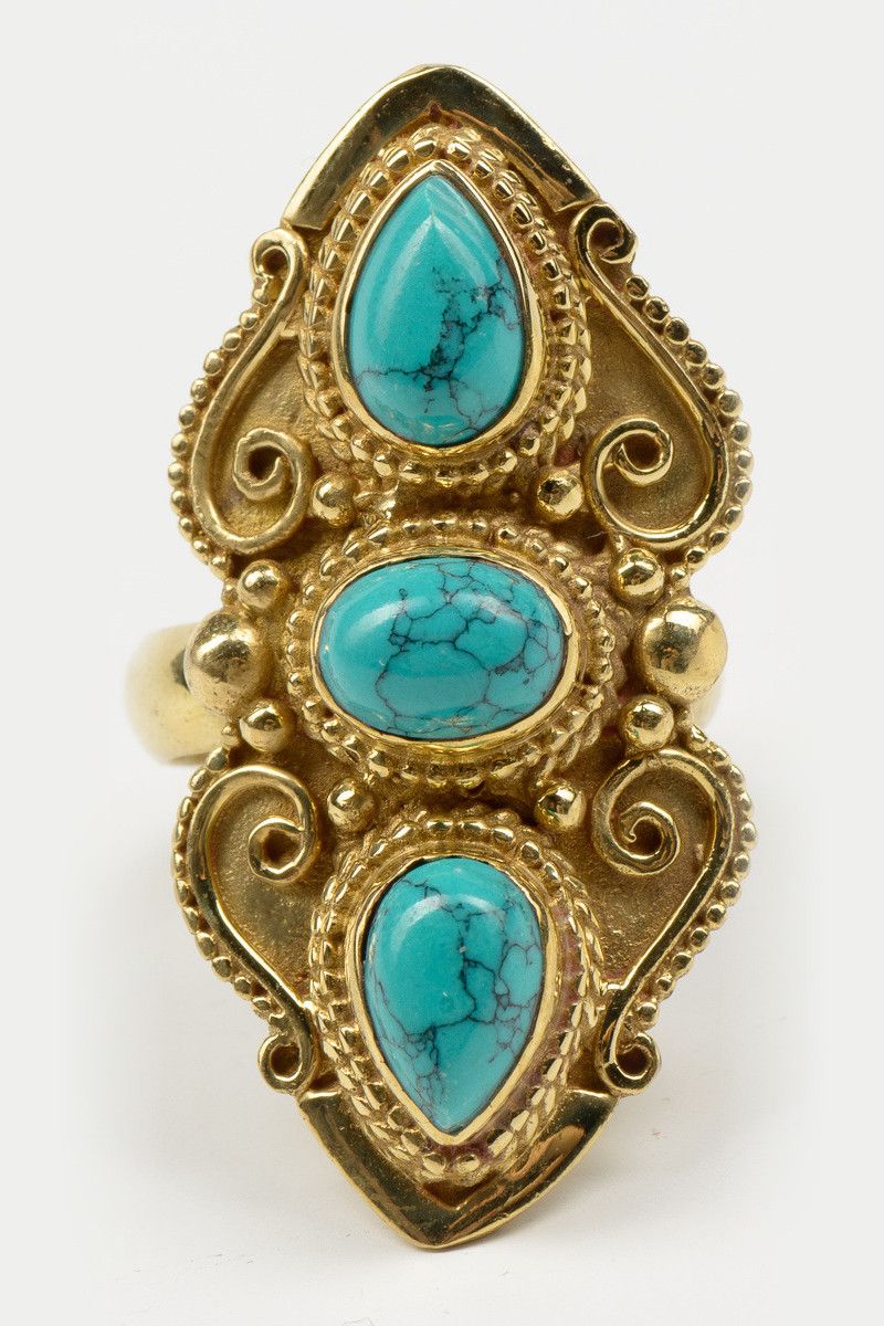 Кольцо с камнями Зирра