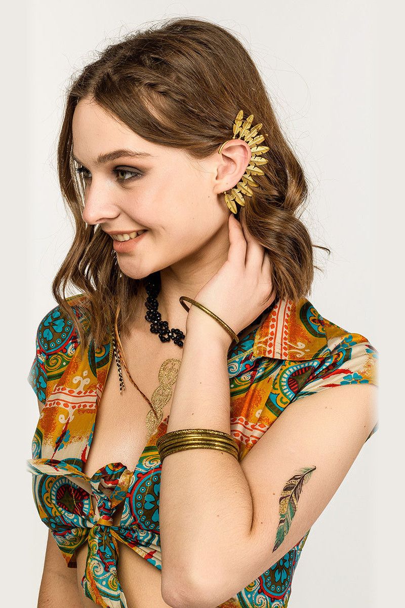 Серьги каффы Бхатвари