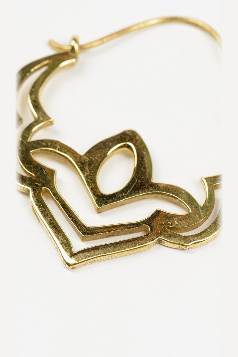 Серьги Бермудский треугольник