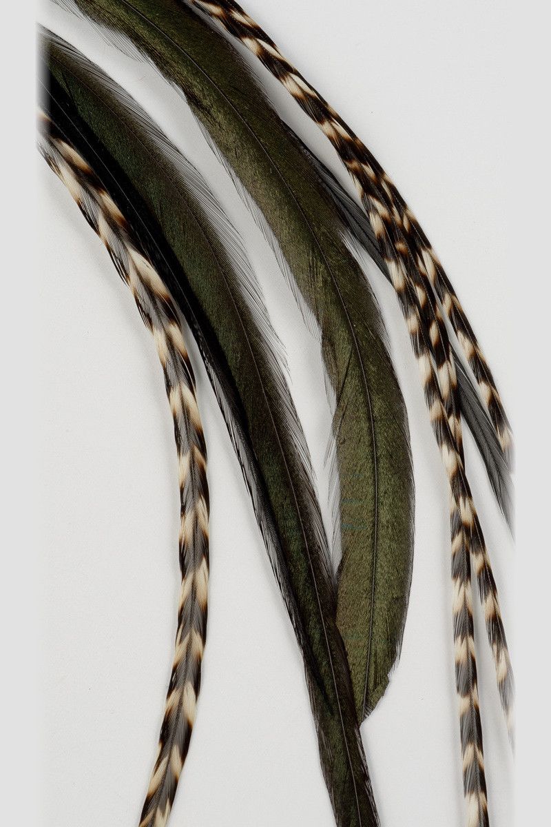 Серьга перо Мадху