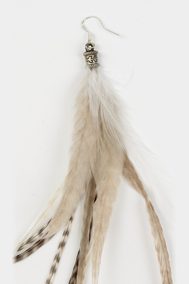 Серьга Перо Силы