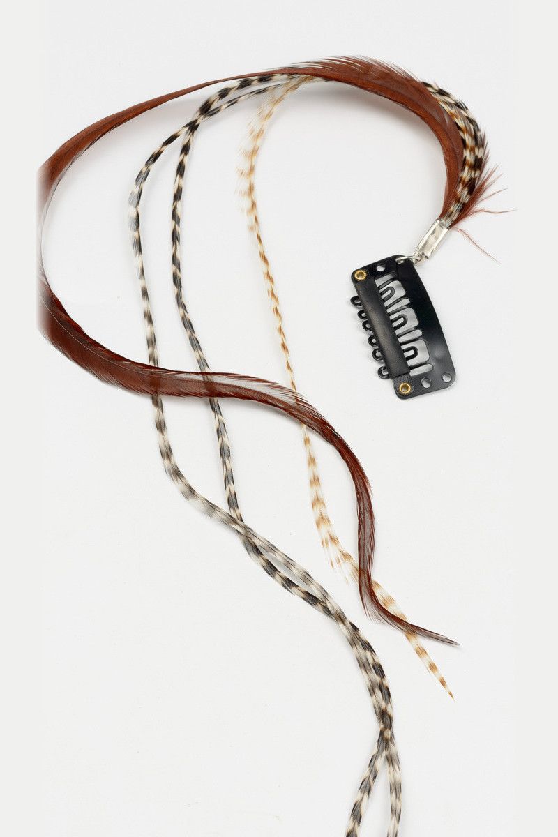 Заколка перьевая Венге