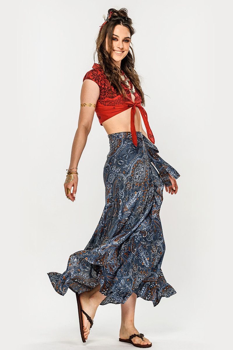 Юбка длинная Трайбл