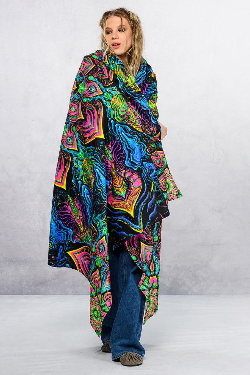 Плед флисовый Mandala