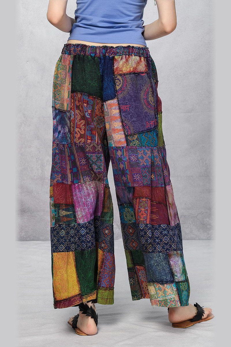 Цветные штаны на завязках «Люффа»