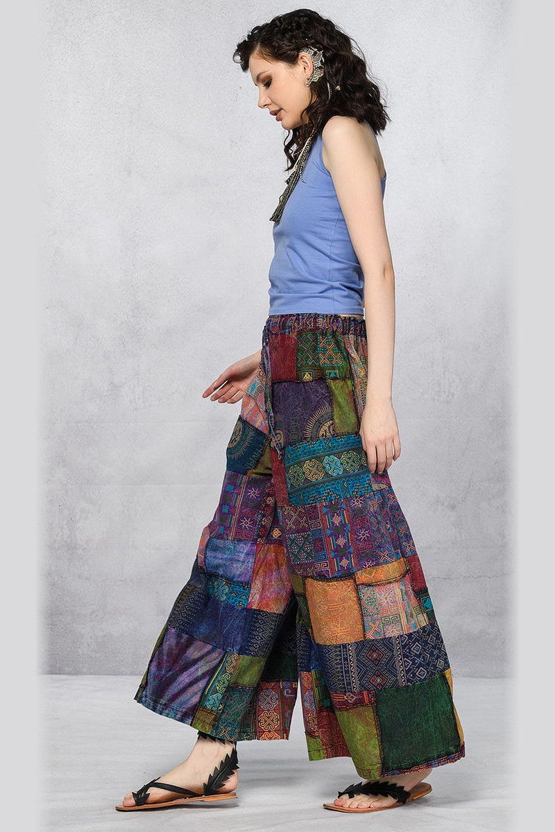 Цветные штаны на завязках «Люффа»