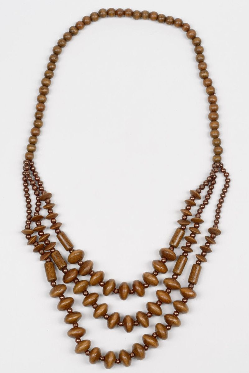 Деревянные бусы Харипурна