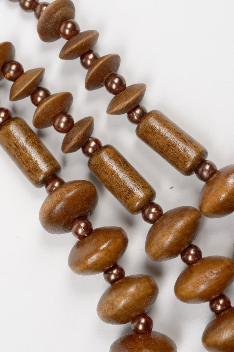Деревянные бусы Харипурна