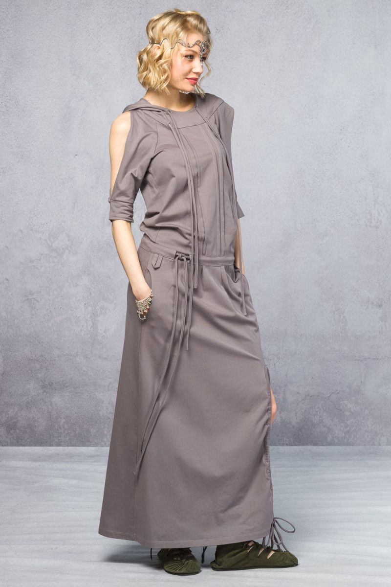 Серое платье Монтесума