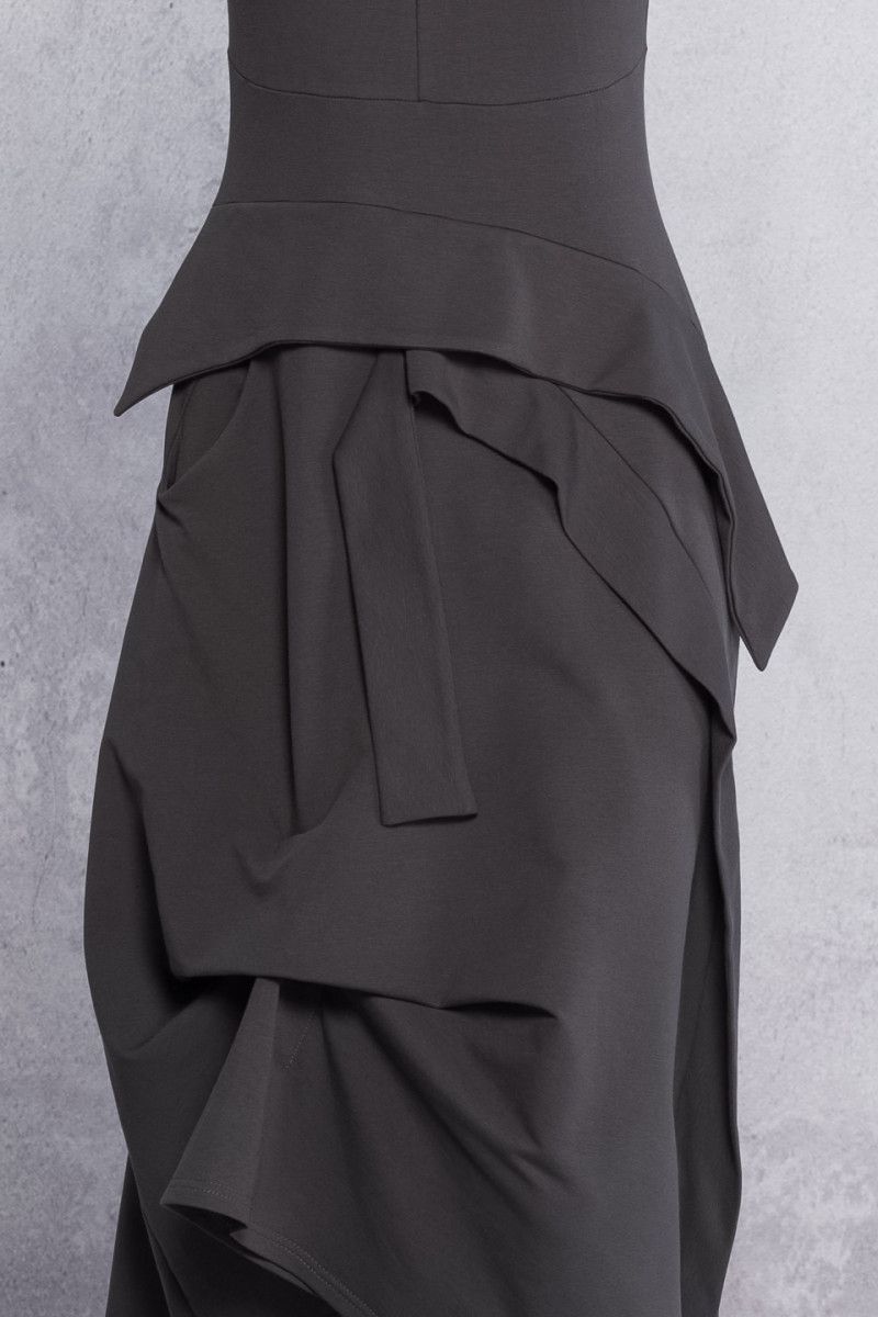 Свободное серое платье Спараксис