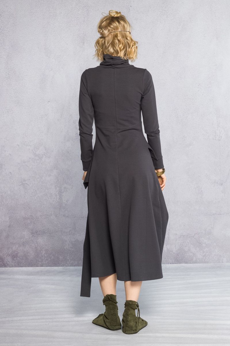 Свободное серое платье Спараксис