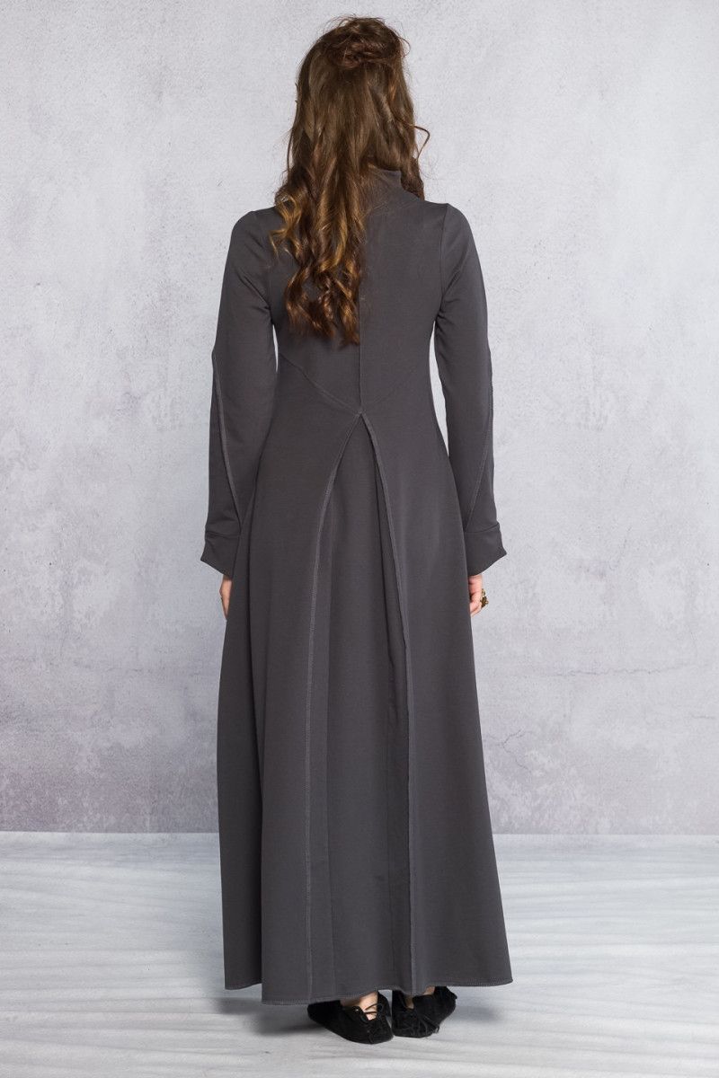 Женское серое платье Тео