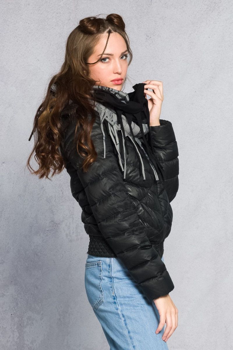 Шарф женский Ночные цветы