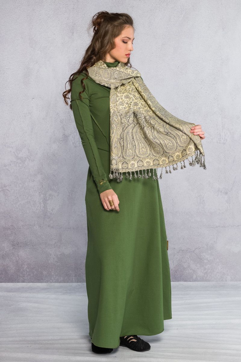 Кашемировый Тонкий шарф Палампур