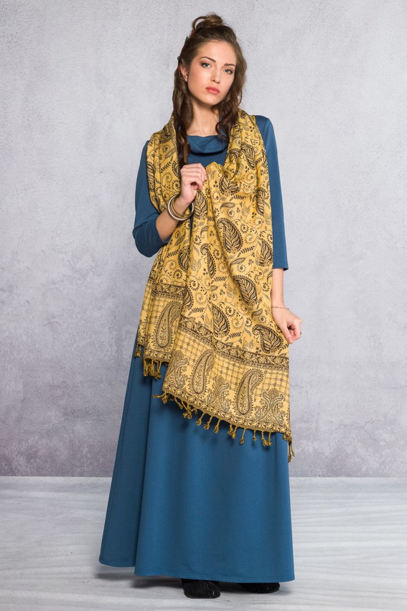 Кашемировый шарф на шею Калистегия