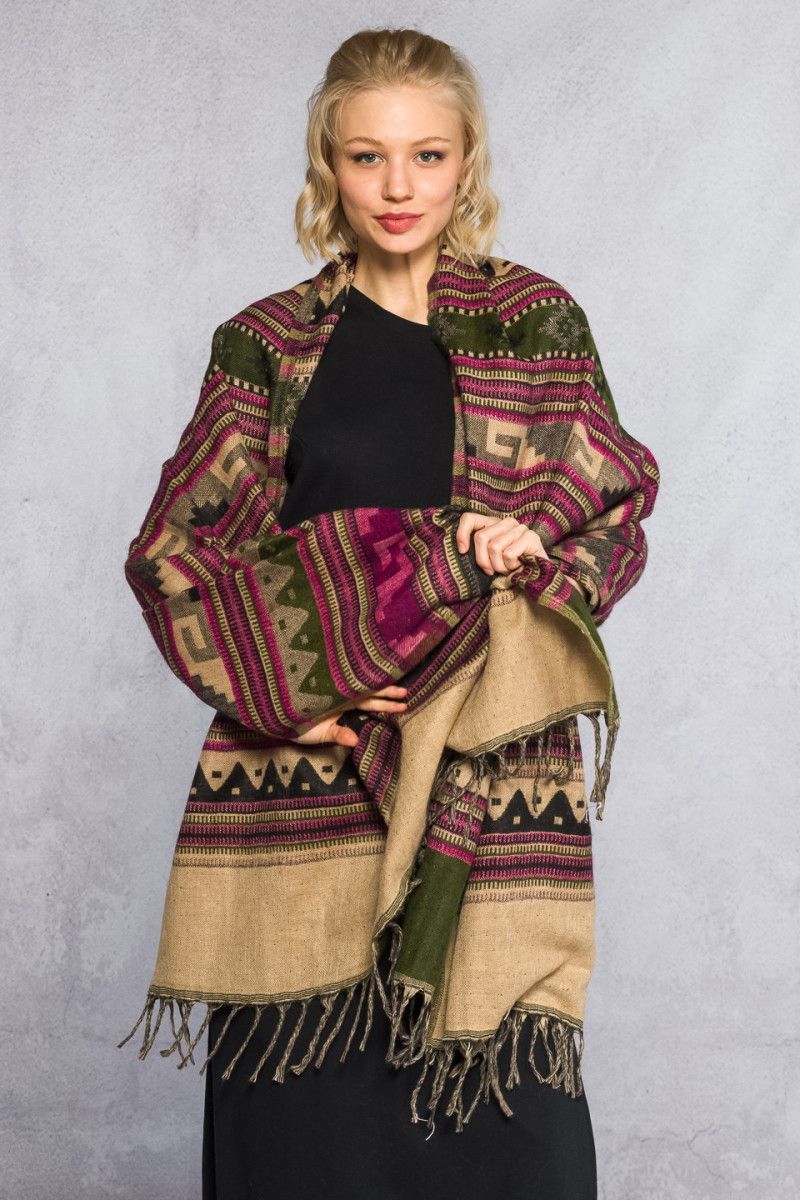 Плед тёплый Рисовые поля