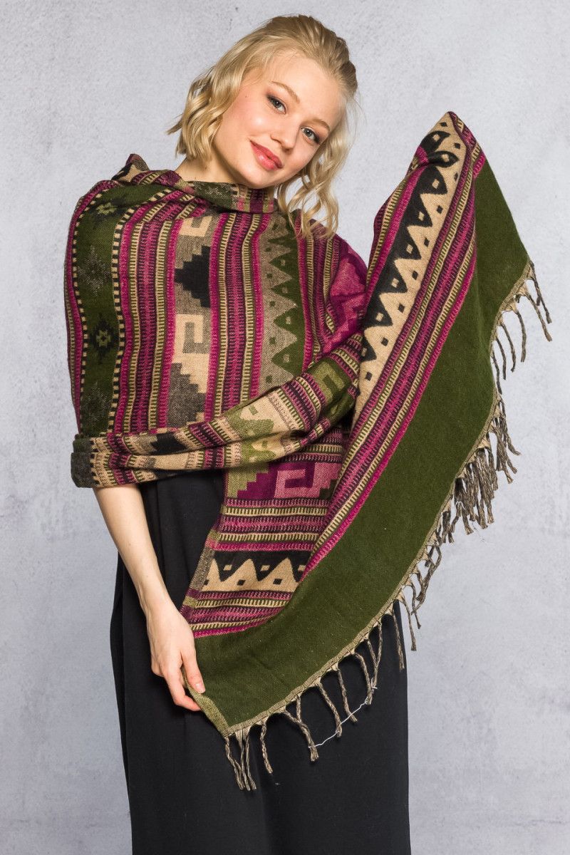 Плед тёплый Рисовые поля