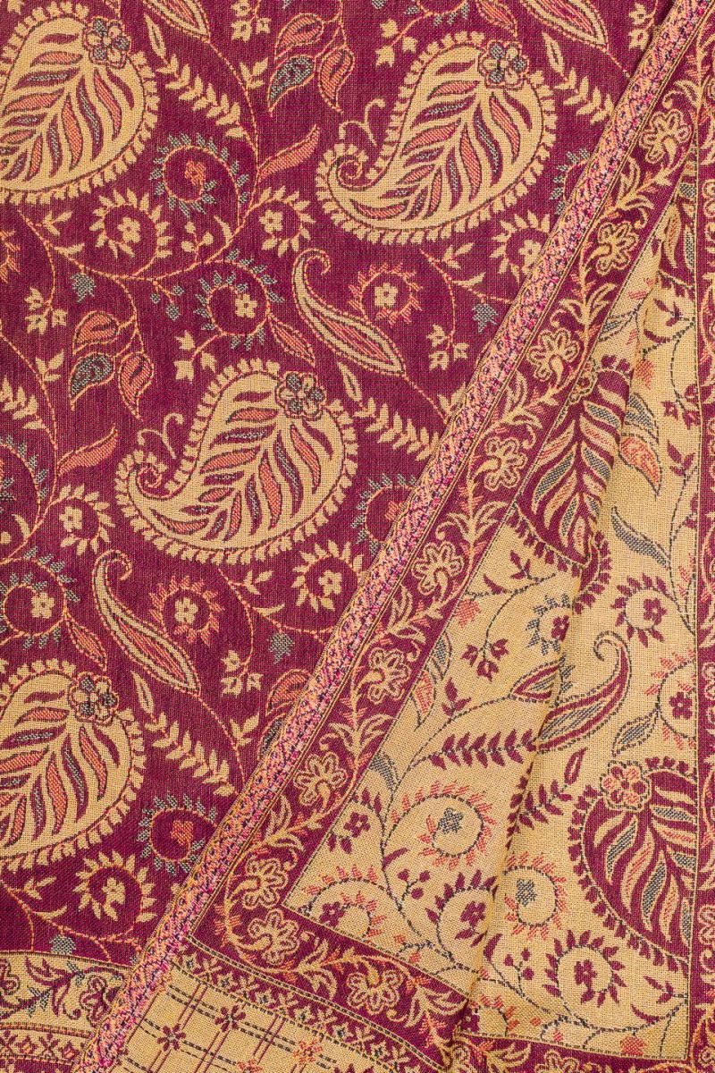 Кашемировый шарф Агератум