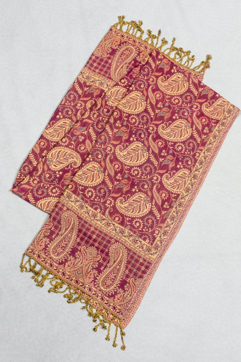 Кашемировый шарф Агератум