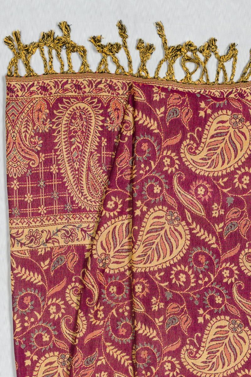 Кашемировый шарф Агератум